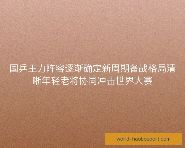 国乒主力阵容逐渐确定新周期备战格局清晰年轻老将协同冲击世界大赛